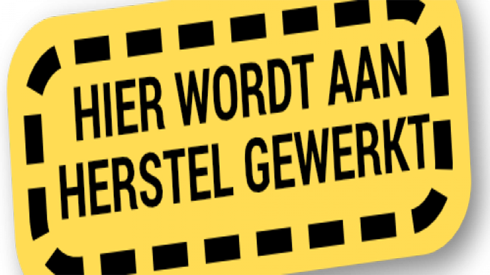 AA Hier wordt aan herstel gewerkt